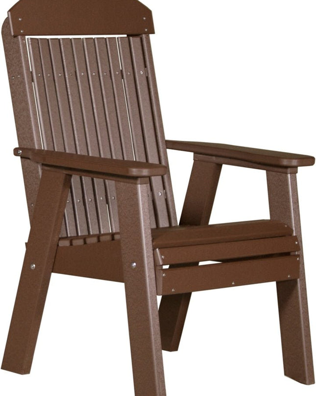 LuxCraft 2 foot Classic Poly Bench Chestnut Brown