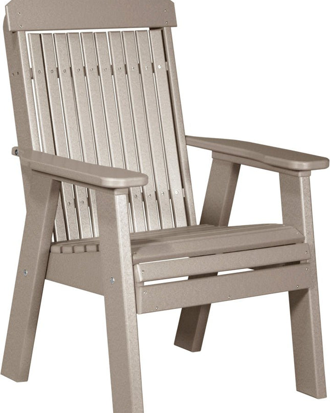 LuxCraft 2 foot Classic Poly Bench Weatherwood