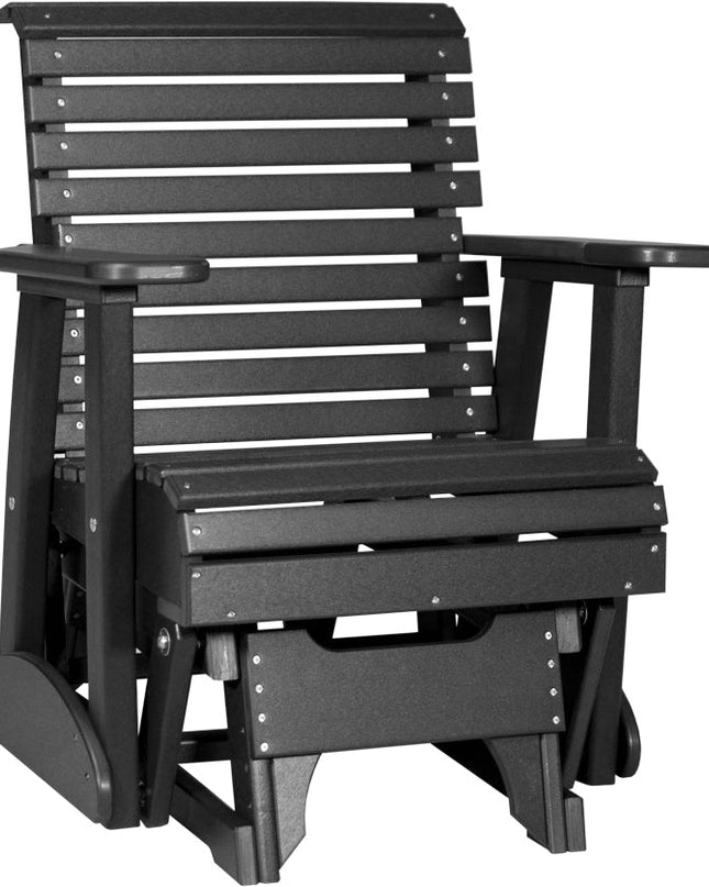 LuxCraft 2 foot Plain Poly Glider Black