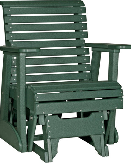 LuxCraft 2 foot Plain Poly Glider Green