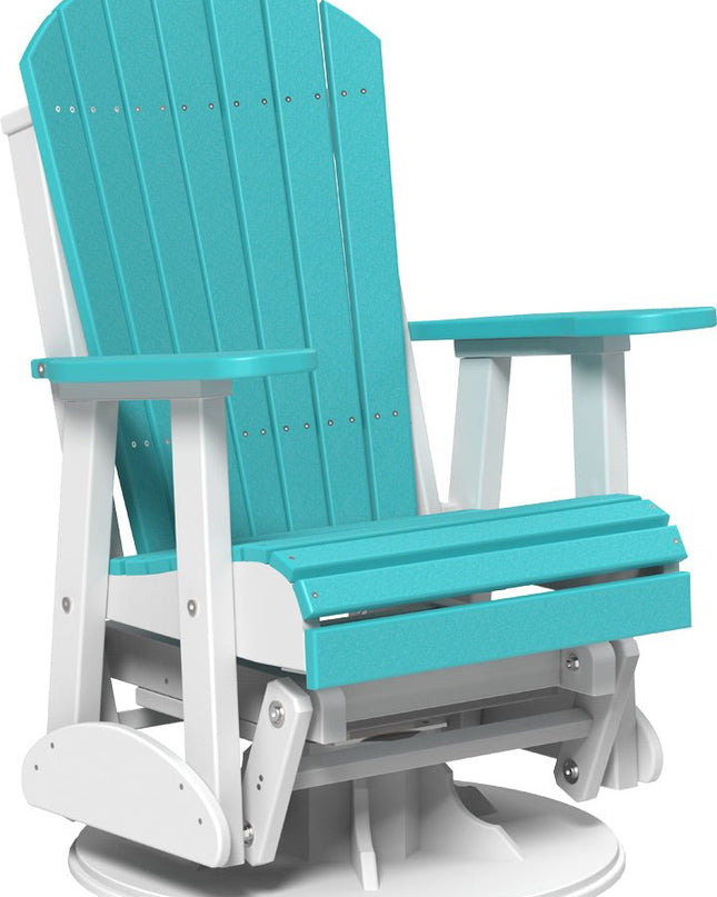 LuxCraft 2' Swivel Adirondack Glider