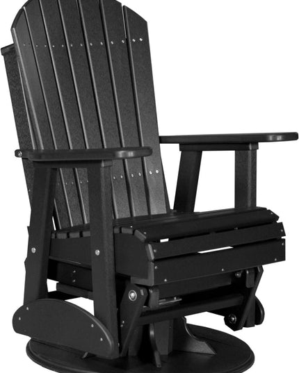 LuxCraft 2' Swivel Adirondack Glider