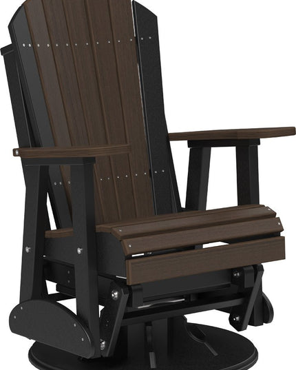 LuxCraft 2' Swivel Adirondack Glider