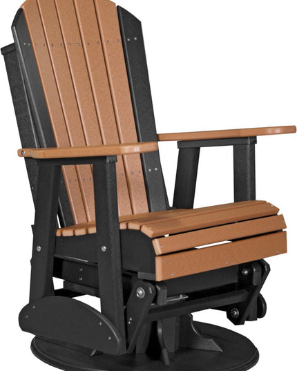 LuxCraft 2' Swivel Adirondack Glider