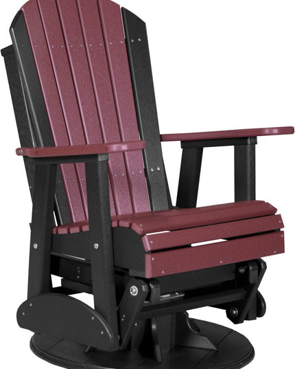 LuxCraft 2' Swivel Adirondack Glider