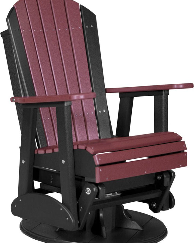 LuxCraft 2' Swivel Adirondack Glider