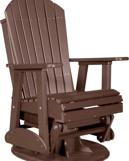 LuxCraft 2' Swivel Adirondack Glider