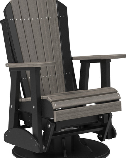 LuxCraft 2' Swivel Adirondack Glider