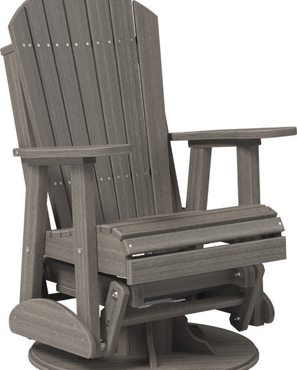 LuxCraft 2' Swivel Adirondack Glider