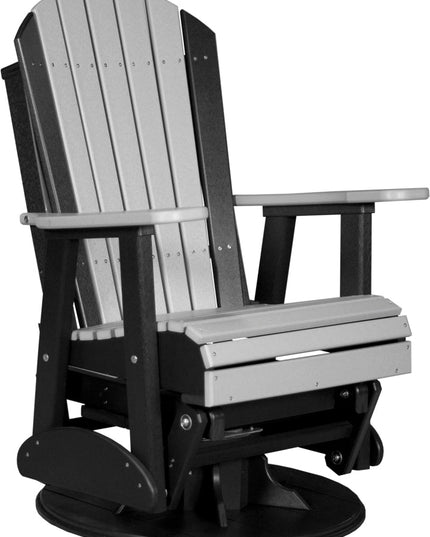 LuxCraft 2' Swivel Adirondack Glider