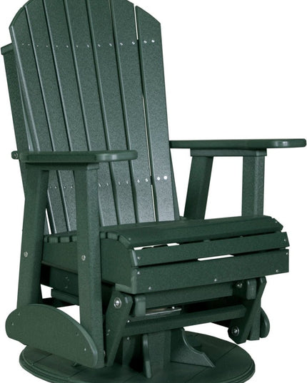 LuxCraft 2' Swivel Adirondack Glider