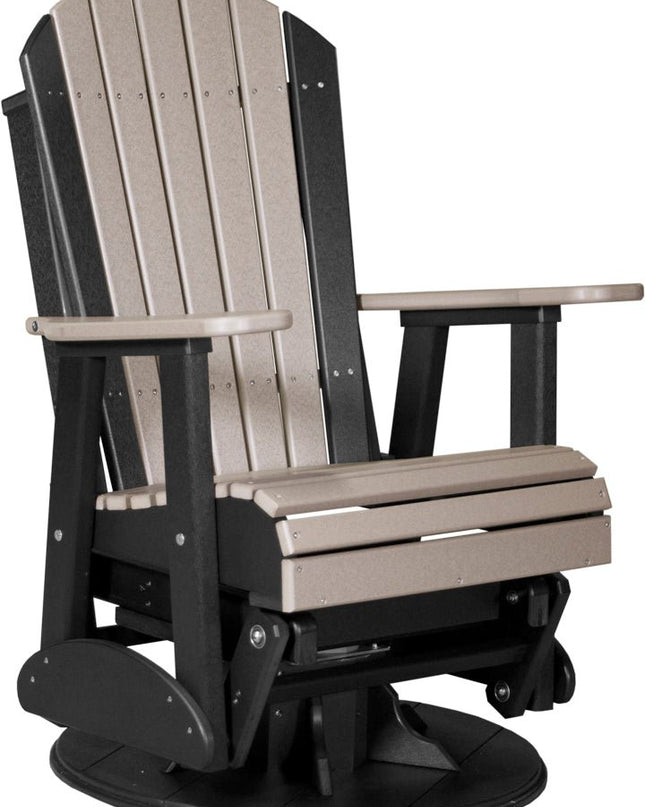 LuxCraft 2' Swivel Adirondack Glider