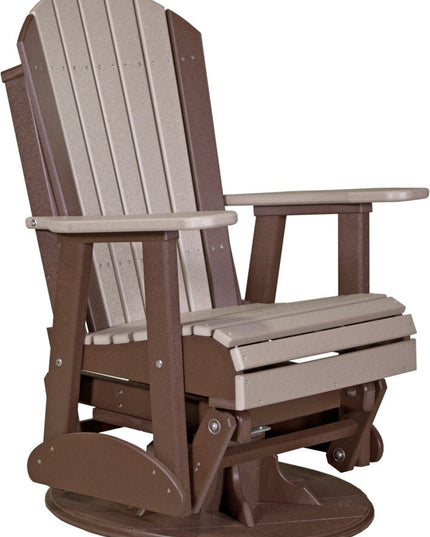 LuxCraft 2' Swivel Adirondack Glider