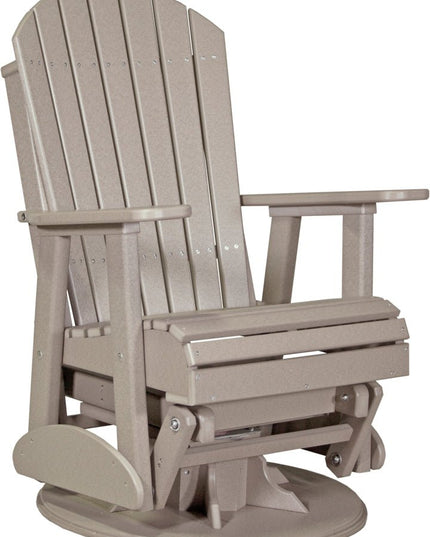 LuxCraft 2' Swivel Adirondack Glider