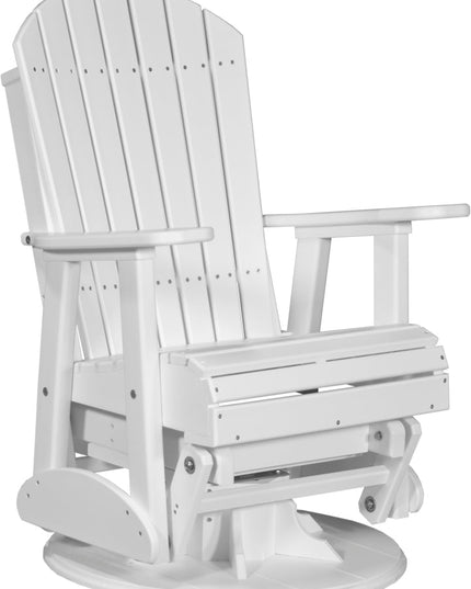 LuxCraft 2' Swivel Adirondack Glider