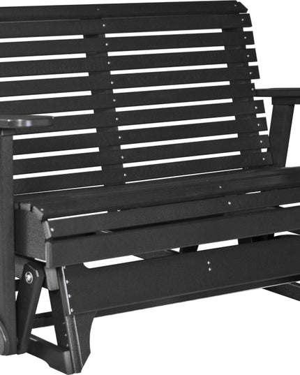 LuxCraft 4 foot Plain Poly Glider Black