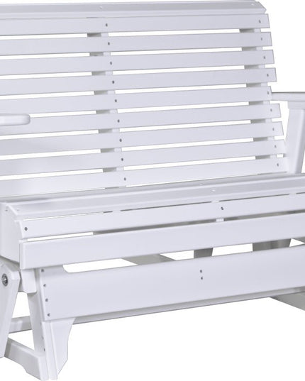 LuxCraft 4 foot Plain Poly Glider White