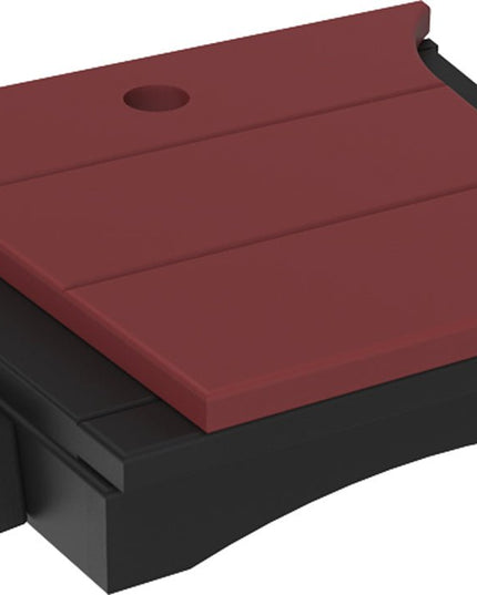 LuxCraft Balcony Tete-a-Tete Table (Cherrywood & Black)