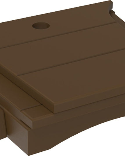 LuxCraft Balcony Tete-a-Tete Table (Chestnut Brown)