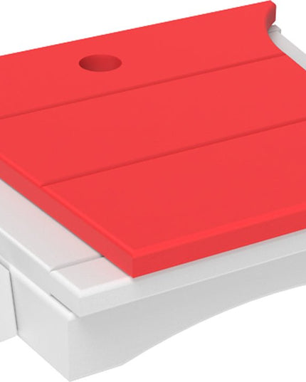 LuxCraft Balcony Tete-a-Tete Table (Red & White)