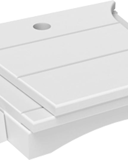 LuxCraft Balcony Tete-a-Tete Table (White)