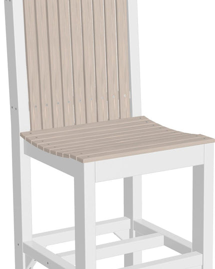 LuxCraft Classic Side Chair (Counter Height) Birch & White