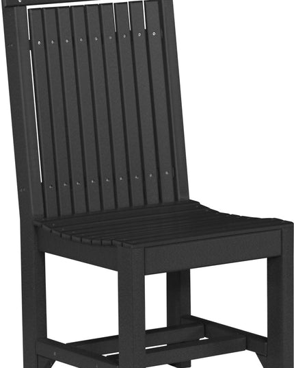 LuxCraft Classic Side Chair (Dining Height) Black