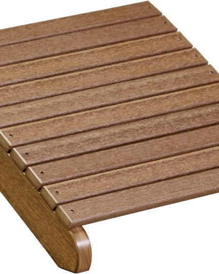 LuxCraft Deluxe Adirondack  Footrest (Antique Mahogany)