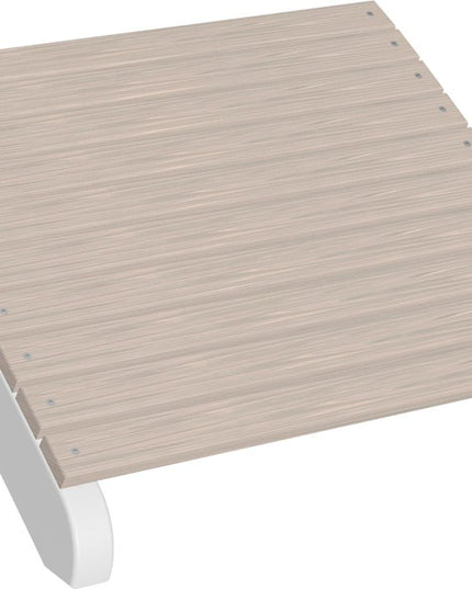 LuxCraft Deluxe Adirondack  Footrest (Birch & White)