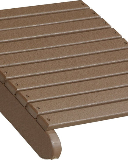 LuxCraft Deluxe Adirondack  Footrest (Chestnut Brown)