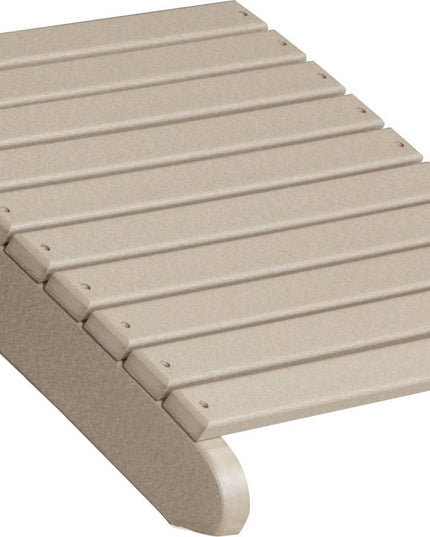 LuxCraft Deluxe Adirondack  Footrest (Weatherwood)