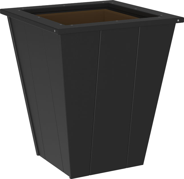 LuxCraft Elite 22″ Planter featured in black