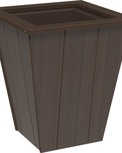 LuxCraft Elite 22″ Planter featured in brazilian walnut