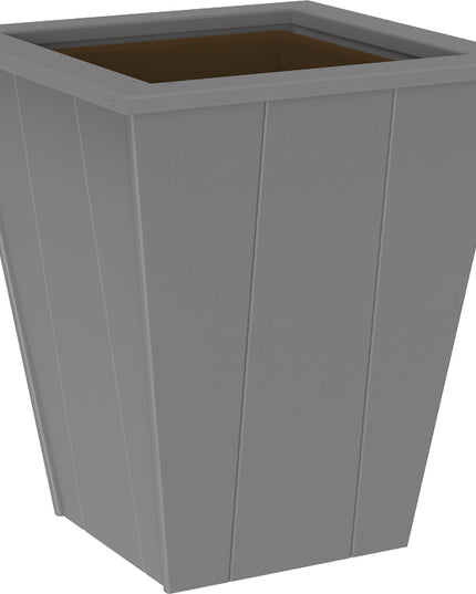 LuxCraft Elite 22″ Planter featured in dove gray
