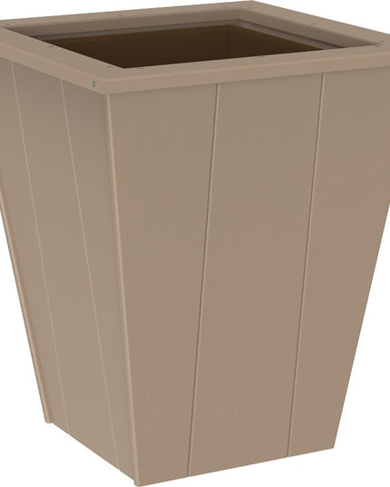 LuxCraft Elite 22″ Planter featured in weatherwood