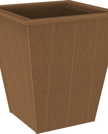LuxCraft Elite 26″ Planter featured in antique mahogany