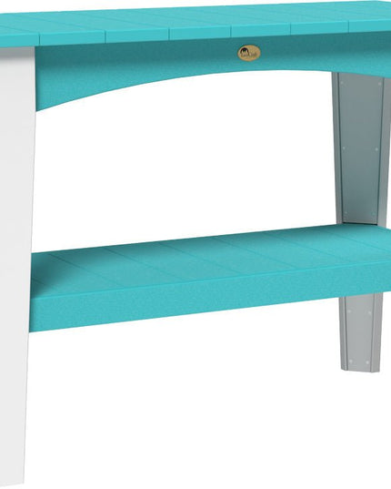 LuxCraft Island Buffet Table (Aruba Blue & White)