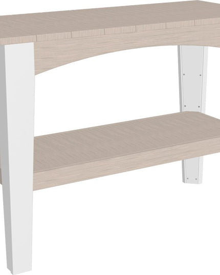 LuxCraft Island Buffet Table (Birch & White)
