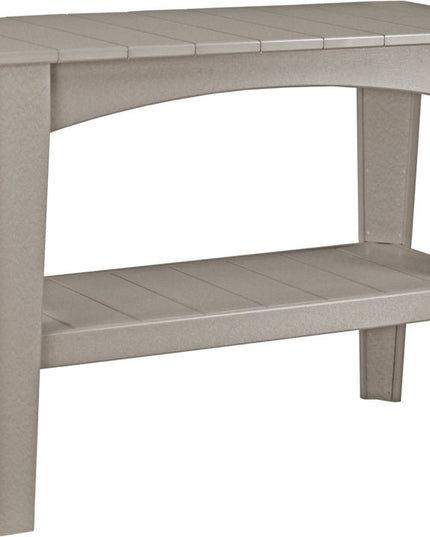 LuxCraft Island Buffet Table (Weatherwood)