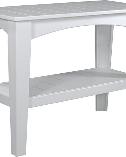 LuxCraft Island Buffet Table (White)