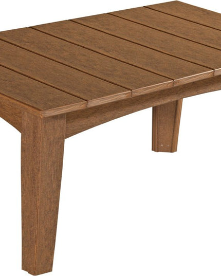 LuxCraft Island Coffee Table (Antique Mahogany)