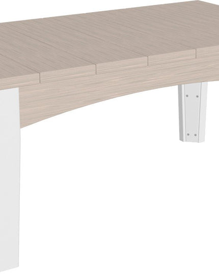 LuxCraft Island Coffee Table (Birch & White)