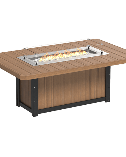 Lumin Fire Table - LuxCraft 79" Rectangular
