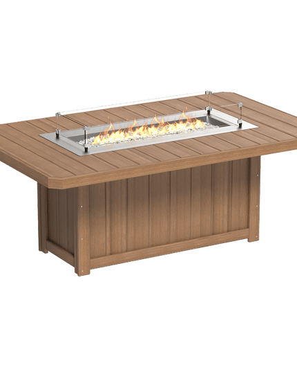 Lumin Fire Table - LuxCraft 79" Rectangular