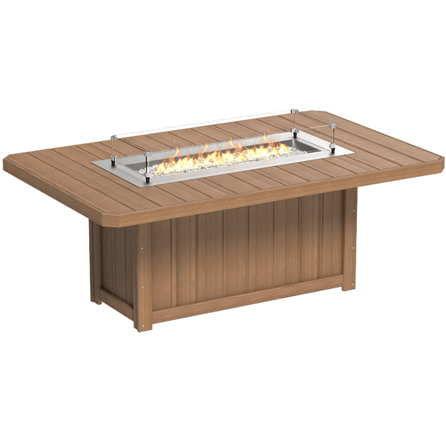 Lumin Fire Table - LuxCraft 79" Rectangular