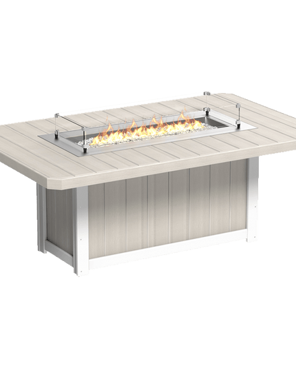 Lumin Fire Table - LuxCraft 79" Rectangular