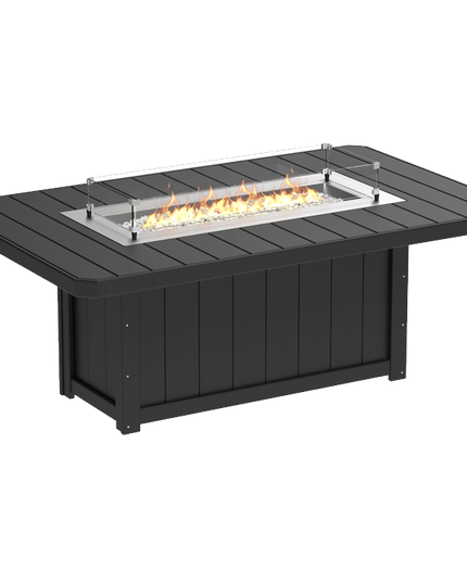 Lumin Fire Table - LuxCraft 79" Rectangular