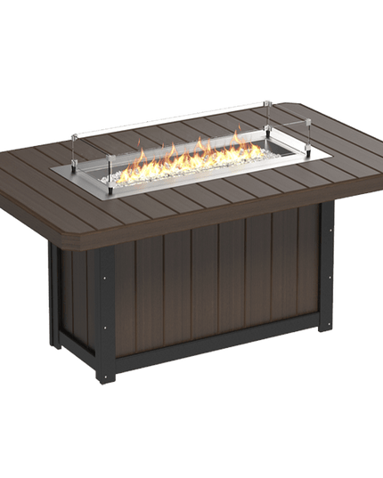 Lumin Fire Table - LuxCraft 79" Rectangular