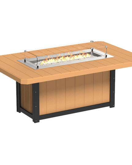 Lumin Fire Table - LuxCraft 79" Rectangular