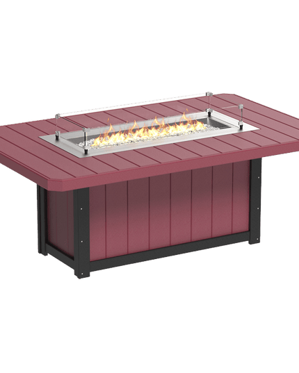 Lumin Fire Table - LuxCraft 79" Rectangular